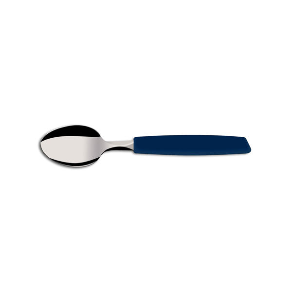 Imagen de Cubiertos cucharas de té x12 en bolsa acero inoxidable AZUL, PIEMONTE MARTINAZZO