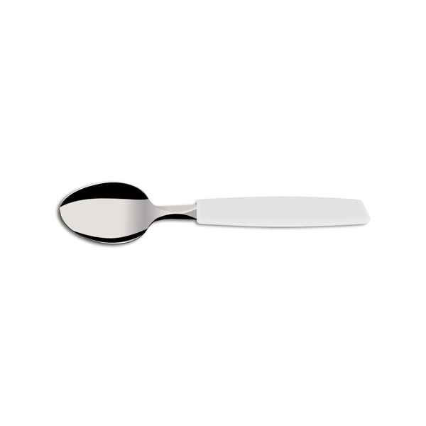 Imagen de Cubiertos cucharas de té x12 en bolsa acero inoxidable BLANCO, PIEMONTE MARTINAZZO