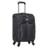 Imagen de Valijas Berlina x3 NEGRO, semi rígidas, ruedas omnidireccionales, 360, fuelle 5cm, manija telescópica escondida, tranca numérica, 2 bolsillos exteriores, correa para ajustar ropa, bolsillo interior con cierre, color negro