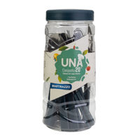 Imagen de Cubiertos juego x20 acero inox en pote plástico AZUL, UNA MARTINAZZO