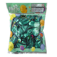 Imagen de Globo 10" x50 FILIPPO metalizado verde