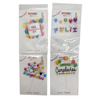 Imagen de Adorno torta Feliz cumpleaños PACK x12, varios modelos