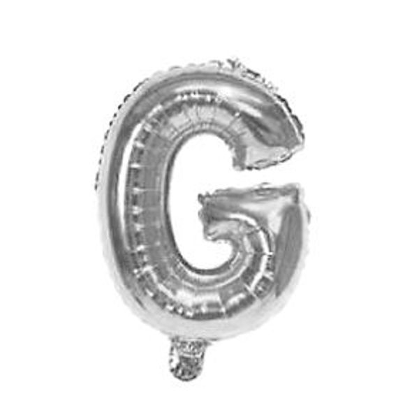 Imagen de Globo metalizado 16" letra G PLATEADO