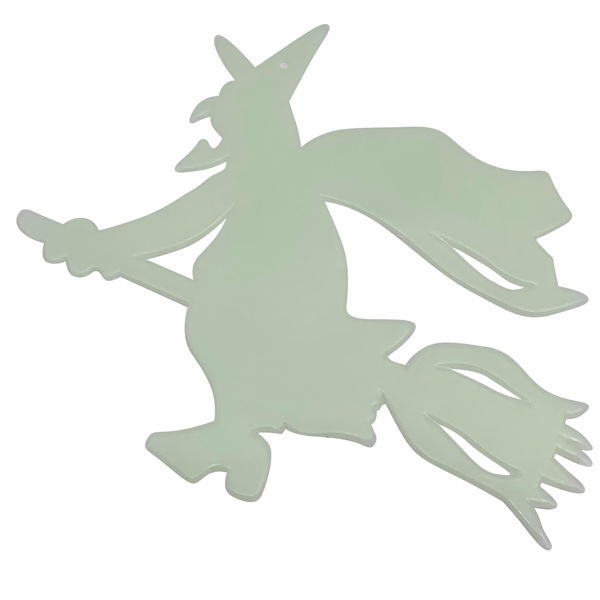 Imagen de Adorno fluorescente bruja, en bolsa