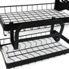 Imagen de Escurridor de platos de metal, 3 niveles con estantes, para amurar a la pared, en caja