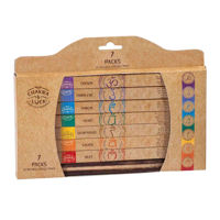 Imagen de Incienso palito 10x7 con soporte de madera CHAKRA&LUCK, CAJAx6, 7 fragancias