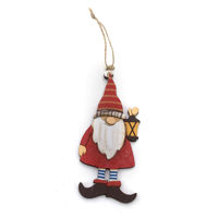 Imagen de Adorno navideño de madera, duende