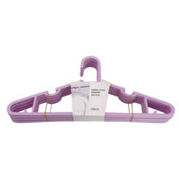 Imagen de Percha de plástico x10 varios colores