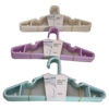 Imagen de Percha de plástico x10 varios colores