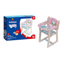 Imagen de Silla para muñeca para armar de madera, XALINGO, en caja