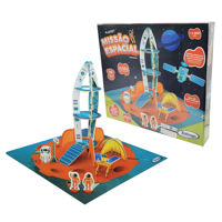 Imagen de Puzzle de madera, 3D misión espacial 50 piezas, XALINGO, en caja