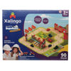 Imagen de Bloques de madera, 90 piezas, puzzle granja, XALINGO, en caja