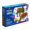 Imagen de Puzzle de madera, 3D animales de safari para pintar con témperas, XALINGO, en caja