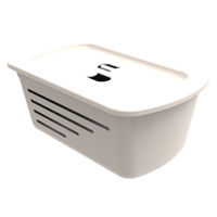 Imagen de Caja organizadora de plástico con tapa SOPRANO 5L BEIGE