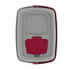 Imagen de Conservadora térmica SOPRANO TROPICAL 28L, con tapa de acceso rápido, ROJO