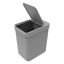 Imagen de Papelera de plástico SOPRANO 5L GRIS