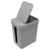 Imagen de Papelera de plástico SOPRANO 5L GRIS