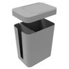 Imagen de Papelera de plástico SOPRANO 5L GRIS