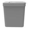 Imagen de Papelera de plástico SOPRANO 5L GRIS