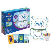 Imagen de Cuadro para colorear, emociones 4 marcadores y 24 cartas, XALINGO, en caja