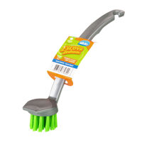 Imagen de Cepillo de plástico multiuso con mango, ALKLIN