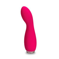 Imagen de Vibrador consolador de silicona a pilas 2AAA, 8 velocidades en caja XXOO 2 colores