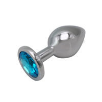 Imagen de Dilatador anal plug de metal en bolsa, varios colores