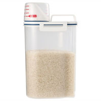 Imagen de Frasco de plástico con pico vertedor y tapa medidora, 2kg en bolsa