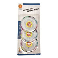 Imagen de Alfileres con cabeza de color 3x40, en blister