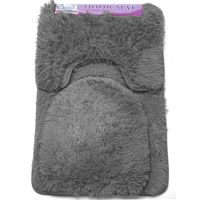 Imagen de Alfombra de baño x3, alfombra central y de inodoro o pileta cubre tapa, varios diseños