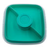 Imagen de Vianda recipiente de plástico con cubiertos 2 niveles, varios colores