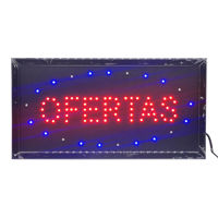 Imagen de Cartel LED luminoso, OFERTAS en caja