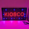 Imagen de Cartel LED luminoso, KIOSKO en caja
