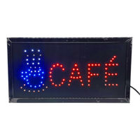 Imagen de Cartel LED luminoso, CAFÉ en caja