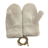 Imagen de Guantes de adulto, mitones, con correa varios colores en bolsa