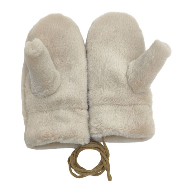 Imagen de Guantes de adulto, mitones, con correa varios colores en bolsa