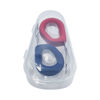 Imagen de Cubiertos infantiles x2 de metal mango anatómico de silicona, en caja plástica