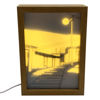 Imagen de Cuadro de madera con luz, USB, en caja