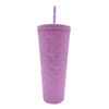 Imagen de Vaso con sorbito, de plástico 1000ml PACKx8, varios colores