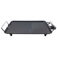 Imagen de Plancha parrilla eléctrica antiadherente, en caja 1360W WINNING STAR