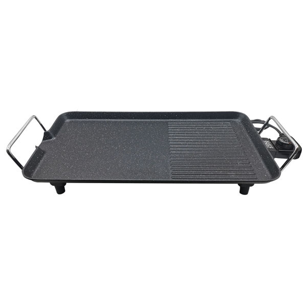 Imagen de Plancha parrilla eléctrica antiadherente, en caja 1360W WINNING STAR