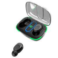 Imagen de Auriculares inalámbricos Bluetooth V5 TWS.3, con cargador, negro KLGO en caja