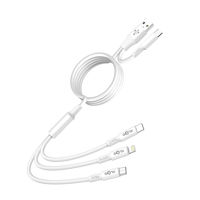 Imagen de Cable de carga multiple 3 en 2 con doble entrada, KLGO en caja