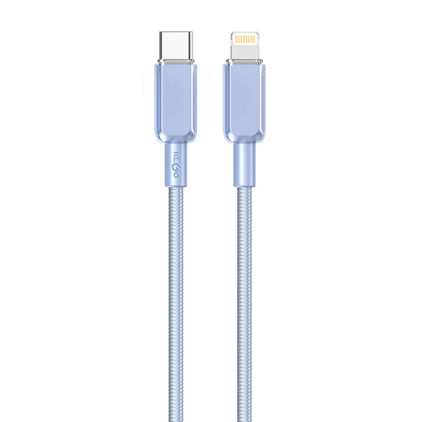 Imagen de Cable USB Lightning a USB tipo C 1m, varios colores, KLGO en caja