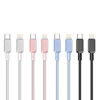 Imagen de Cable USB Lightning a USB tipo C 1m, varios colores, KLGO en caja