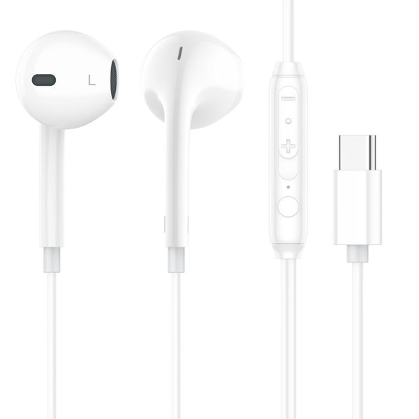 Imagen de Auriculares con cable con salida C, KLGO en caja