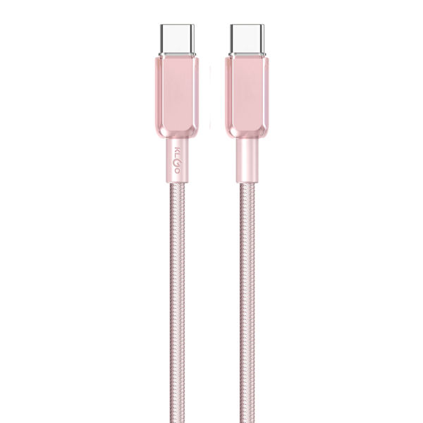 Imagen de Cable USB entrada y salida tipo C, varios colores, KLGO en caja