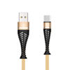 Imagen de Cable USB-C reforzado 1m, KLGO varios colores, en caja