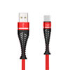 Imagen de Cable USB-C reforzado 1m, KLGO varios colores, en caja