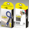 Imagen de Cable USB-C reforzado 1m, KLGO varios colores, en caja